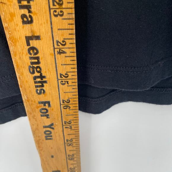 Eddie Bauer T-shirt Women’s Medium Black Cotton & Modal Staple Wardrobe Tradmom - Picture 6 of 8